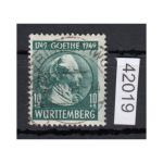 Alliierte Franz. Zone Württemberg Mi. Nr. 44 gestempelt  geprüft