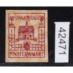 Finsterwalde, Mich.-Nr.: 10 G **  Druck auf der Gummiseite