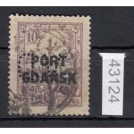 Danzig Hafen 1926 Mi.Nr. 16  gestempelt   FIRMENLOCHUNG PERFIN