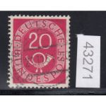 Bund 1951, Mich.-Nr.: 130 Z gestempelt geprüft   Mi. 600,00