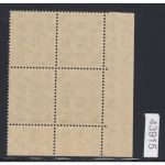 Bund 1951, Mich.-Nr.: 127 ** Eckrand  4er.  + Anlagestrich