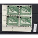 DR 1938, Mich.-Nr.: 670 ** Eckrand  4er.-Block  Formnummer 4