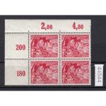 DR 1938, Mich.-Nr.: 685 ** Eckrand  4er.-Block