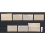 Memel 1921 Mi. Nr. 40-46 gestempelt  geprüft  Befund