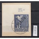 Berlin 1948, Mich.-Nr.: 20 gestempelt Eckrand  geprüft  Attest