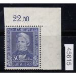 Bund 1949, Mich.-Nr.: 120 ** Eckrand