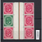 Bund 1951, Mich.-Nr.: WZ 1+2 **