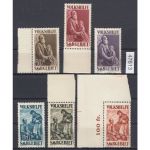 Saargebiet 1928 Mi. Nr. 128-33 **