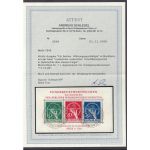 Berlin 1949, Mich.-Nr.:Block 1 II gestempelt  Plattenfehler II geprüft  Attest