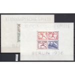 DR 1936, Mich.-Nr.: 624-631, Block 5 + 6 ** geprüft