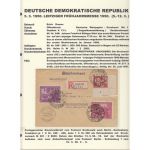DDR 1950, Mich.-Nr.: 250  DV + 248+49 gest. gelaufen  auf Brief  Portorichtig