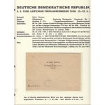 DDR 1950, Mich.-Nr.: 248+49 gest. gelaufen  auf Brief nach Argentienien