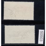 Saarland 1949 Mi. Nr. 265+66 Gestempel