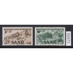 Saarland 1949 Mi. Nr. 262+63 gestempel geprüft