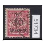 Danzig 187   gestempelt   FIRMENLOCHUNG PERFIN
