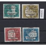 DDR 1950, Mich.-Nr.: 256-59 gestempelt+gummi  Luxus  Vollstempel
