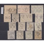 Deutsches Reich, Firmenlochungen, Perfins   Infla