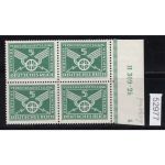 DR 1925, Mich.-Nr.: 370 Y ** HAN 4er.-Block