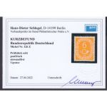 Bund 1951, Mich.-Nr.: 126 Z **  geprüft  Befund