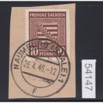 SBZ  1945 Mi.-Nr.:  72 gestempelt  geprüft Befund