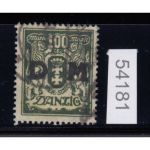 Danzig Dienst 1923 Mi.Nr. D 37  gestempelt geprüft  Befund