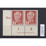 DDR 1952, Mich.-Nr.: 324 za XI ** DV 1  geprüft  Befund