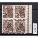Berlin 1948, Mich.-Nr.:  6 **  4er.-Block