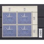 DR 1939, Mich.-Nr.: 698 ** Eckrand  4er.-Block