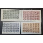 DR Dienst 1920, Mich.-Nr.:D 57-64 gestempelt im Kpl. Bogen   Mi. 1800,00