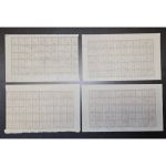 DR Dienst 1920, Mich.-Nr.:D 57-64 gestempelt im Kpl. Bogen   Mi. 1800,00