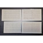 DR Dienst 1920, Mich.-Nr.:D 57-64 gestempelt im Kpl. Bogen   Mi. 1800,00