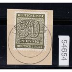 SBZ  1945 Mi.-Nr.:135 Z a gestempelt geprüft