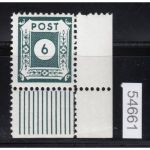 SBZ  1945 Mi.-Nr.:  43 b D II ** geprüft Befund   Postmeistertrnnung Mi. 200,00