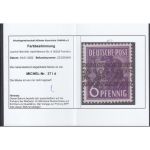 Bizone 1948  Mi. Nr. 37 I d ** geprüft  Befund