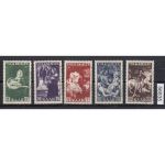 Saarland 1951 Mi. Nr. 309-13 Gestempel geprüft