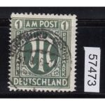 Bizone 1945  Mi. Nr. 35 B gestempelt geprüft  Befund