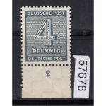 SBZ  1945 Mi.-Nr.:127 X b  **  geprüft