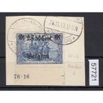 Belgien 1916, Mi.-Nr.24 I A gestempelt  geprüft  Befund
