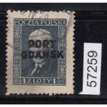 Danzig Hafen 1929 Mi.Nr. 23 gestempelt