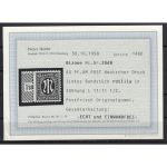 Bizone 1945  Mi. Nr. 30 d B ** geprüft  Befund
