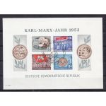 DDR 1953, Mich.-Nr.: 386-91 Block 8+9 A+B gestempelt  gummi