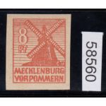 SBZ  1945 Mi.-Nr.:  34 y b ** geprüft