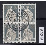 Schweiz 1915 : Mi.-Nr.:141 y  gestempelt+gummi   4er.-Block  geprüft  Attest