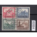DR 1930, Mich.-Nr.: 446-449 Einzelmarken Block 1 gestempelt