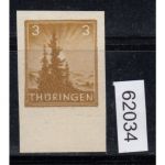 SBZ  1945 Mi.-Nr.: 92 V3 ** (VERSUCHSDRUCK) geprüft  Befund  250,00
