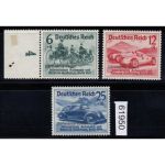 DR 1939, Mich.-Nr.: 695-697 ** geprüft