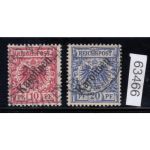 Kolonien Karolinen 1899, Mich.-Nr.: 3+4 I gestempelt  geprüft   320,00