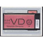 DDR Dienst D 1965, Mich.-Nr.: D 1 A **  geprüft  Befund  bitte lesen