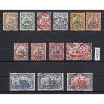 Kolonien Kamerun 1900, Mich.-Nr.: 7-19 gestempelt