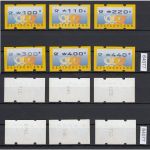 Bund 1999, Mich.-Nr.: ATM 3  **  100-440 Pf VS 2 (mit Zählnummer)  150,00